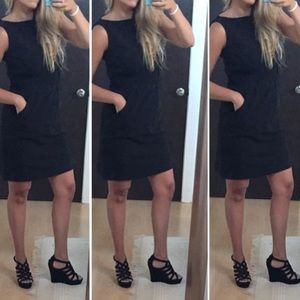 Giani Bini Black Sleeveless Black Mini Dress