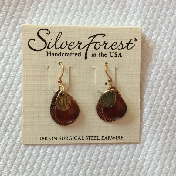 Silver Forest Earrings