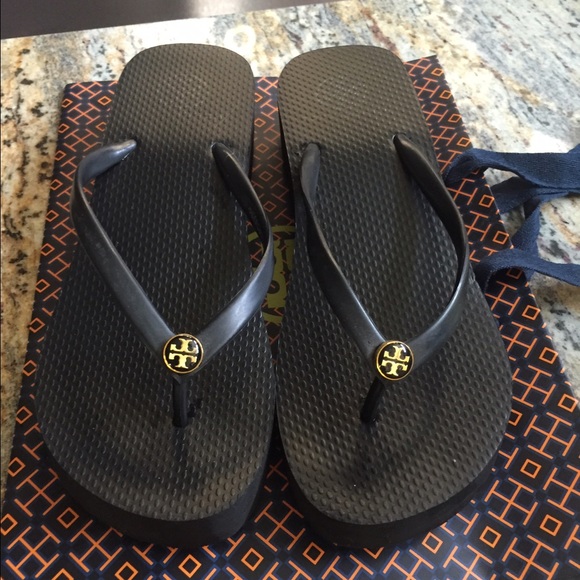 Tory Burch wedge flip flop