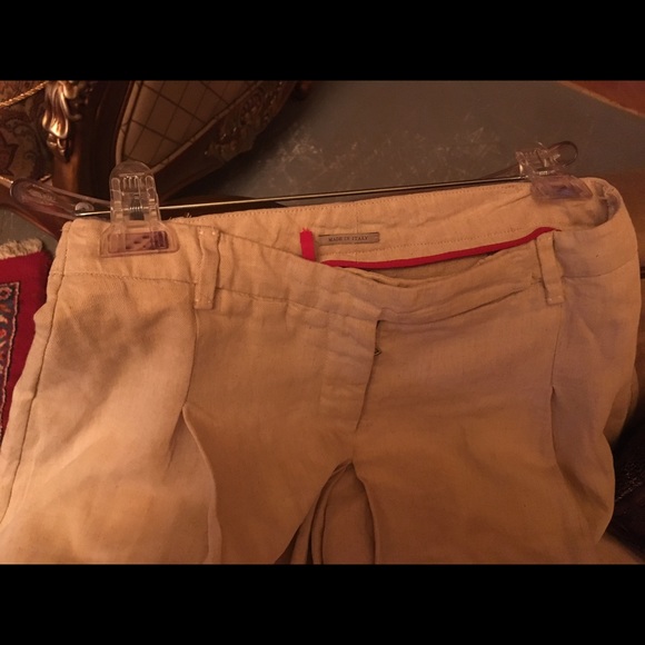 Made In Italy Cute Light Brown Khaki Skorts