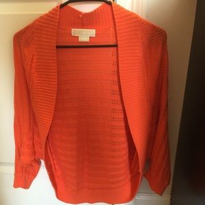 Orange L Michael Kors shrug. Only worn once