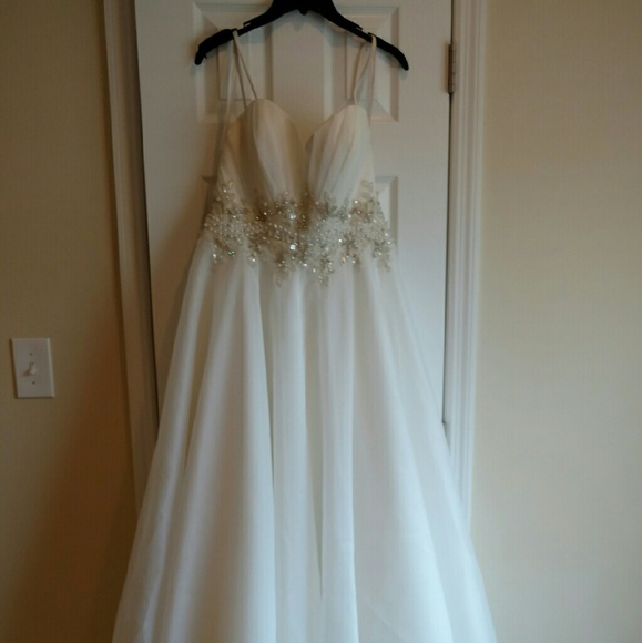 Beautiful A line wedding ball gown