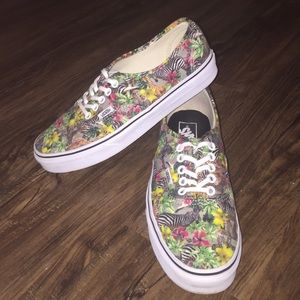 Floral Print Vans!!