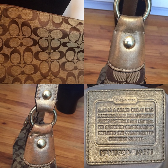 Tan Coach Purse - Picture 2 of 3