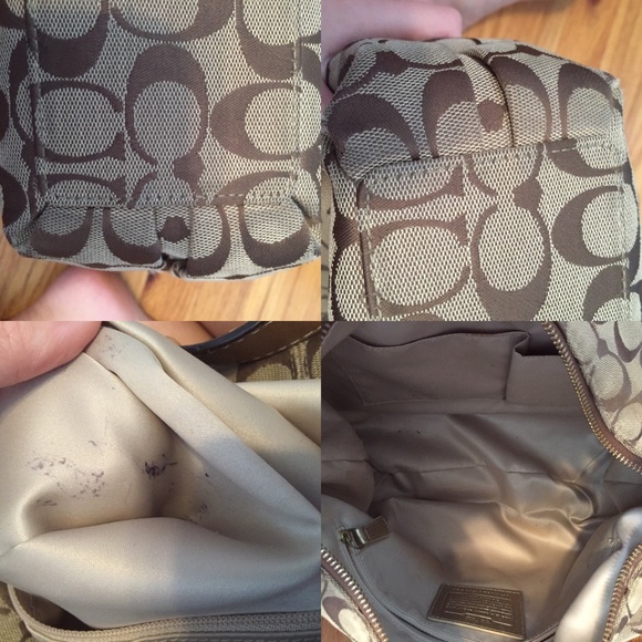 Tan Coach Purse - Picture 3 of 3