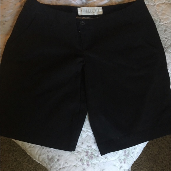 Aeropostale black uniform shorts--size 2 - Picture 1 of 2