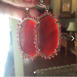 SOLD✔️ Kendra Scott Red Agate Daltons