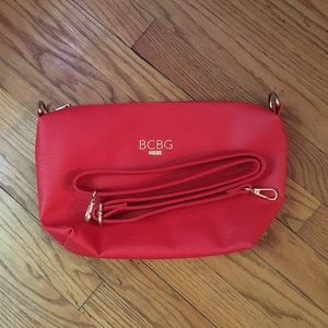 New Bcbg Red Crossbody