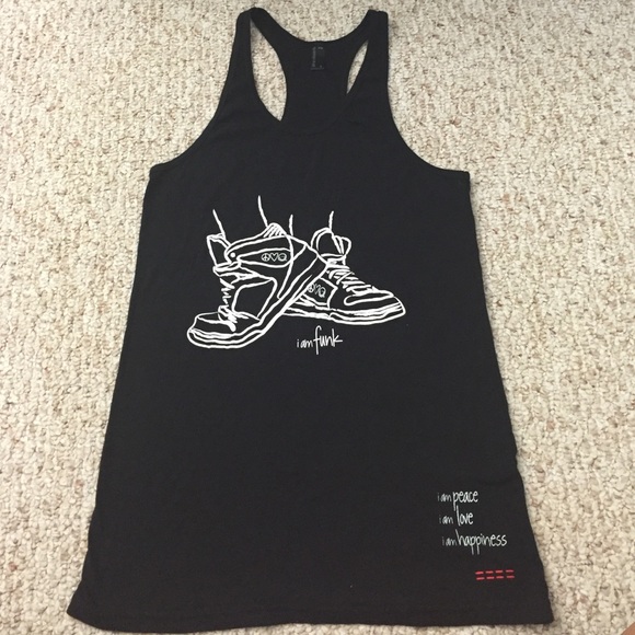 Peace Love World Tank Top: "I am Dance"