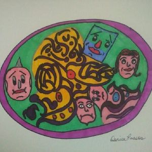 Abstract drawing, "Wizard of Oz"