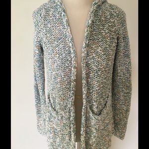 Anthropologie Moth marled knit sweater cardigan