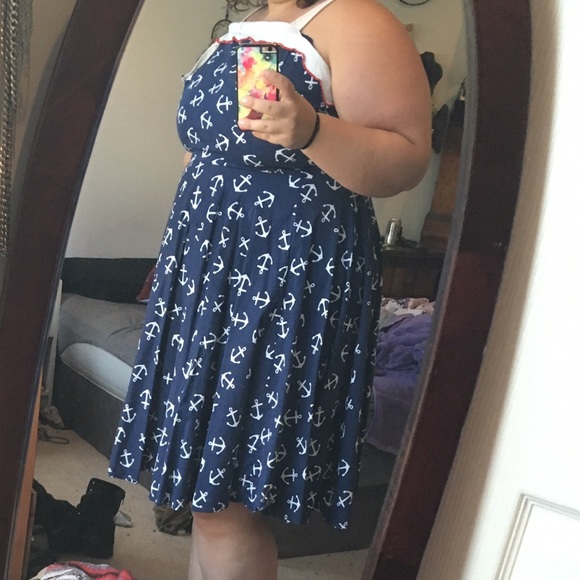Anchor / nautical pinup dress