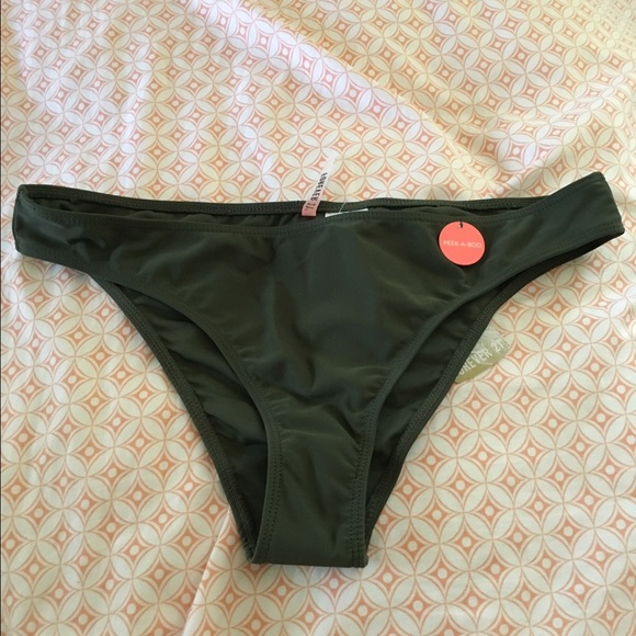 Green bikini bottoms