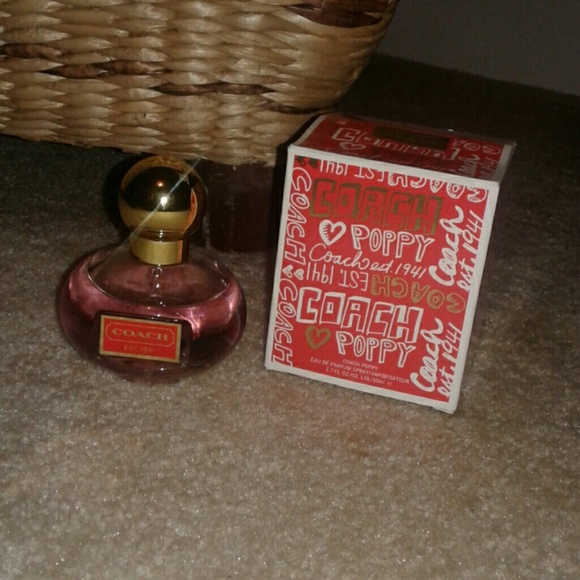 Coach Poppy 1.7oz Perfume in box.