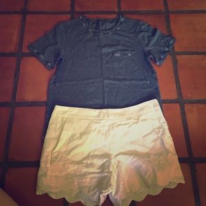 Kate Spade Saturday Blue Knit Top