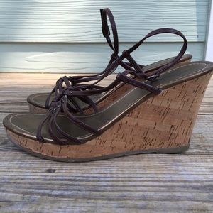 Banana Republic cork wedges
