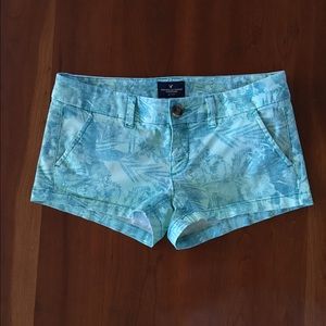 American🇺🇸 Eagle Print Shorts Size 2