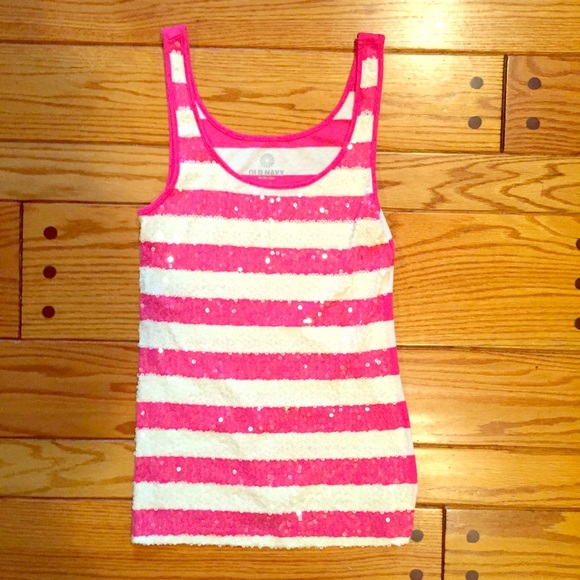 Old Navy Sparkle Tank Top