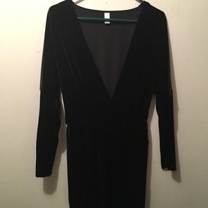 American Apparel Velvet Adelyn Jumpsuit