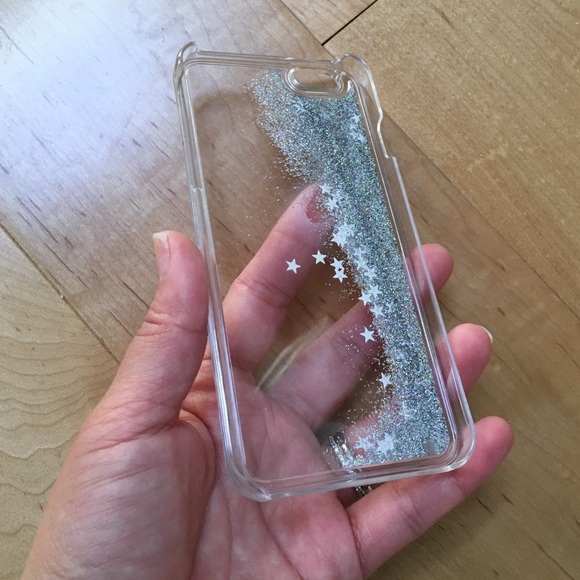 Silver Liquid Glitter iPhone 6/6 Plus case - Picture 3 of 3