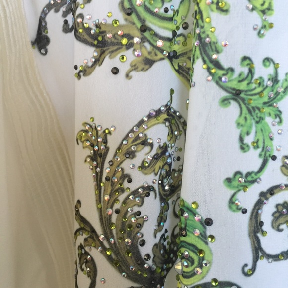 Genese Italian Kimono with Rhinestones - Picture 2 of 4