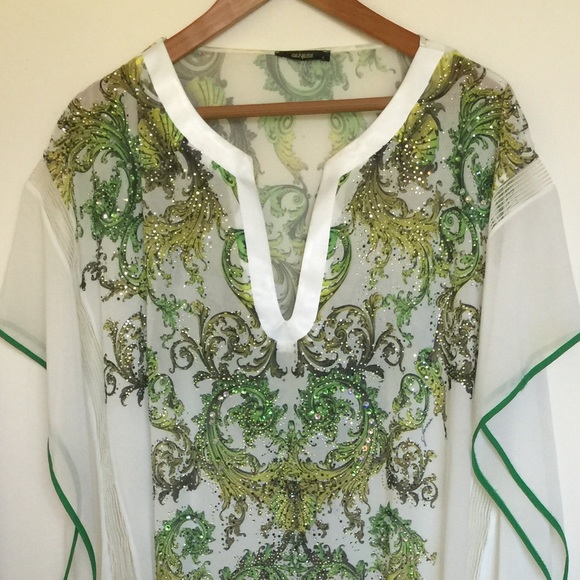 Genese Italian Kimono with Rhinestones - Picture 4 of 4