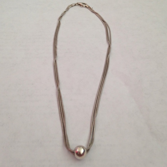 Silver necklace by Silpada