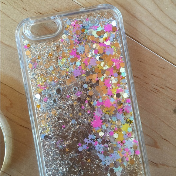 ✨ HP✨ Multi-Colored Liquid Glitter iPhone 6, 6+ - Picture 2 of 2