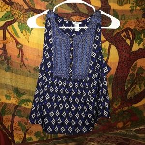 Forever 21 tribal tank top