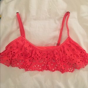 Orange bikini top