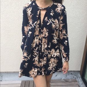 Long Sleeve Floral Dress