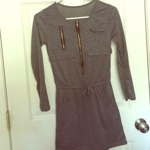 Grey mini dress