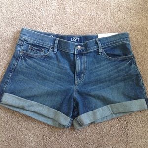 Sale!NWT Loft denim jean shorts