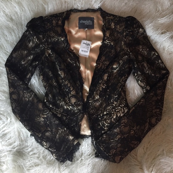 Lace Blazer from Charlotte Russe