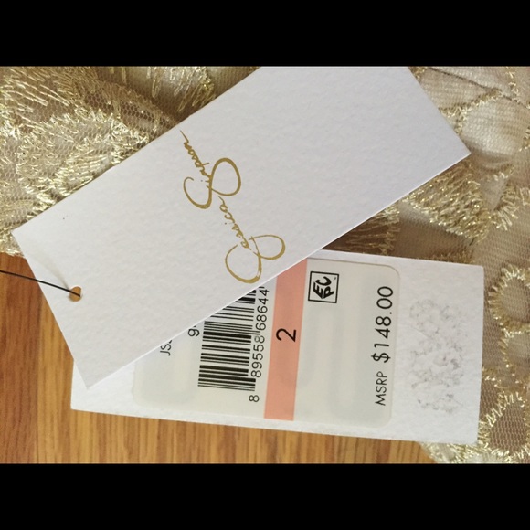 Gorgeous Jessica Simpson gold lace dress - Picture 4 of 4