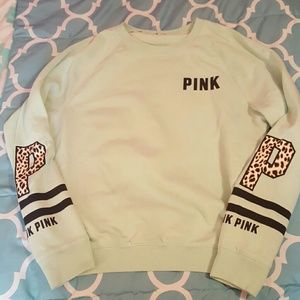 VS PINK mint crewneck