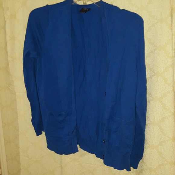 Royal blue boyfriend cardigan