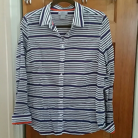 JcPenney !Silk Blend! Long Sleeve Shirt sz L