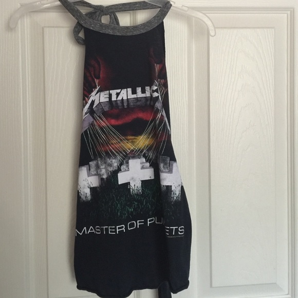 Never worn . Black less Metallica shirt .