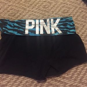 PINK yoga shorts
