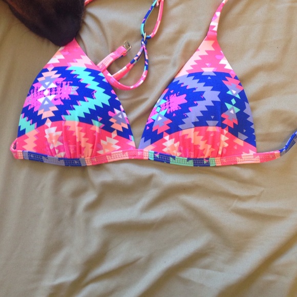 Push up bikini top Aztec