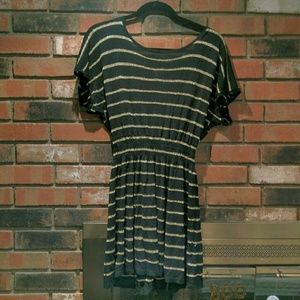 Black and Gold Dress