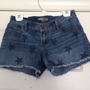 Size 4 "The Diva" Old Navy Denim Shorts with Stars
