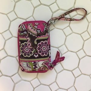 Vera bradley tech case wristlet