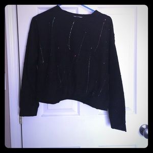 Cropped distressed , grunge , paint splatter