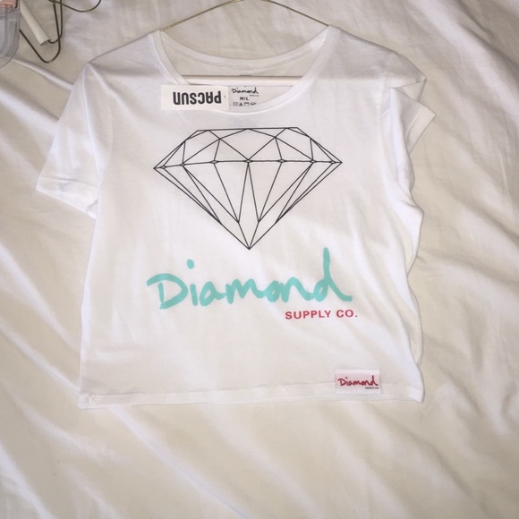 White Diamond crop top 💎