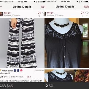 Prebundle in Small!! Palazzos and lacy tank!!!