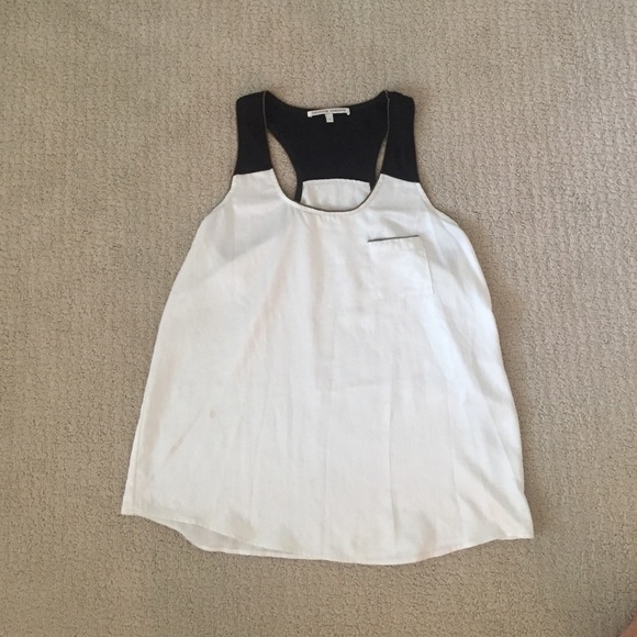 Black and white tank