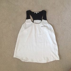 Black and white tank