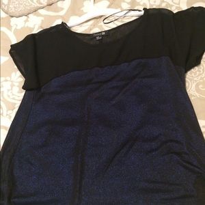 Black and Blue Blouse.